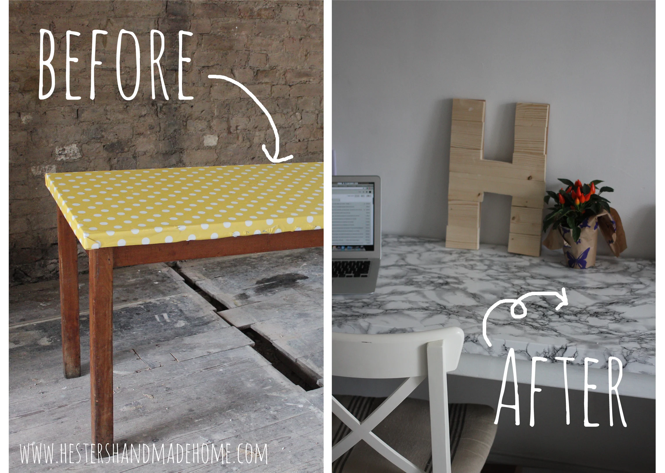 Make your own marble table Hester s Handmade Home